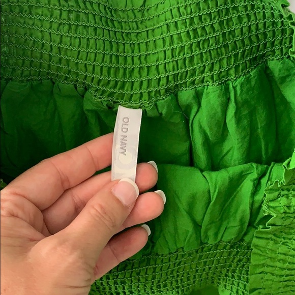 Old Navy bright green eyelet skirt M - Picture 7 of 8